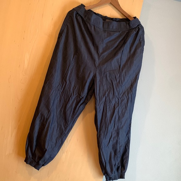 Anthropologie Navy cotton jogger - Picture 2 of 11